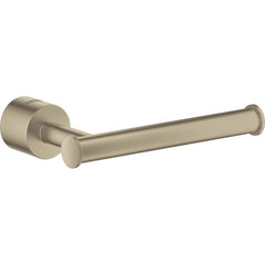 Grohe - Washroom Shelves, Soap Dishes & Towel Holders; Type: Toilet Paper Holder ; Material: Metal ; Length (Inch): 5.9055 ; Width (Inch): 1.5 ; Depth (Inch): 3.54 ; Finish/Coating: Brushed; Nickel - Exact Tool & Supply