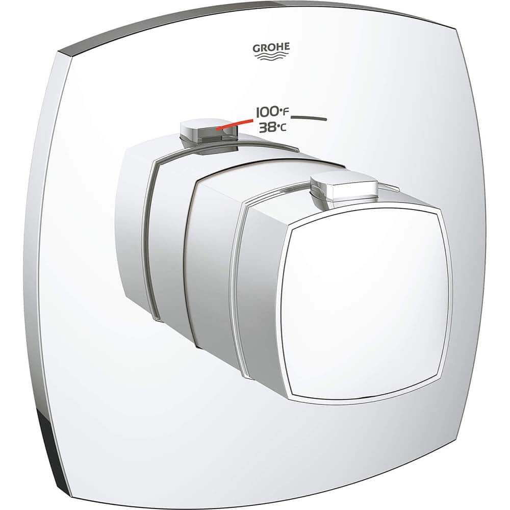 Grohe - Tub & Shower Faucets; Type: Valve Only Trim kit ; Style: Grandera ; Design: Check Valve ; Material: Metal ; Handle Type: Lever ; Handle Material: Metal - Exact Tool & Supply