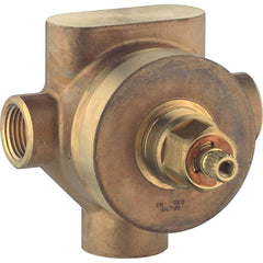 Grohe - Tub & Shower Faucets; Type: Rough-in valve ; Style: Non Rapido ; Design: 2-Way ; Material: Brass ; Handle Type: No handle ; Handle Material: Non-Metallic - Exact Tool & Supply