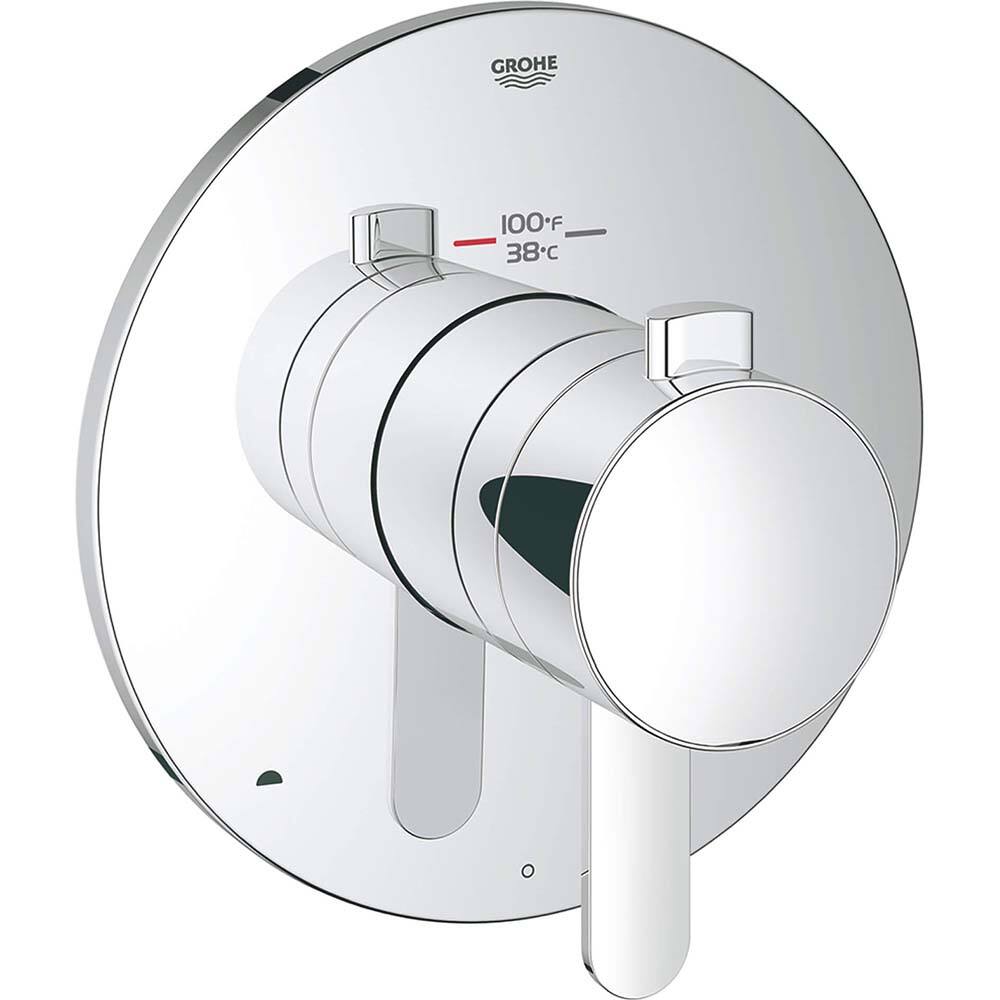 Grohe - Tub & Shower Faucets; Type: Valve Only Trim kit ; Style: Grohflex Cosmopolitan ; Design: 2-Way ; Material: Plastic ; Handle Type: Lever ; Handle Material: Metal - Exact Tool & Supply