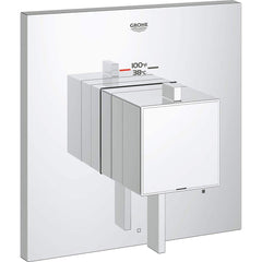Grohe - Tub & Shower Faucets; Type: Valve Only Trim kit ; Style: Eurocube ; Design: Check Valve ; Material: Metal ; Handle Type: Lever ; Handle Material: Metal - Exact Tool & Supply