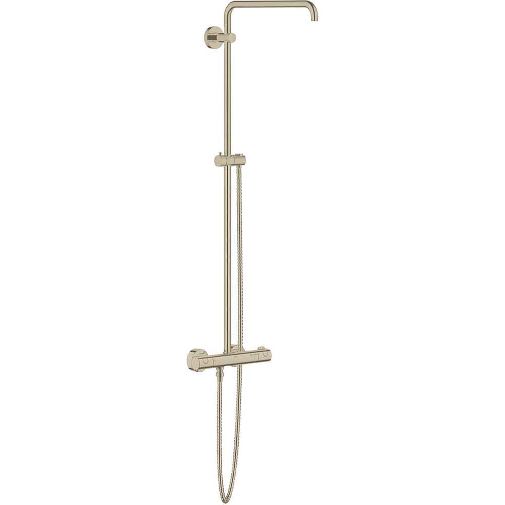 Grohe - Tub & Shower Faucets; Type: Shower System ; Style: Euphoria ; Design: Assembled Package ; Material: Metal ; Handle Type: Knob ; Handle Material: Metal - Exact Tool & Supply
