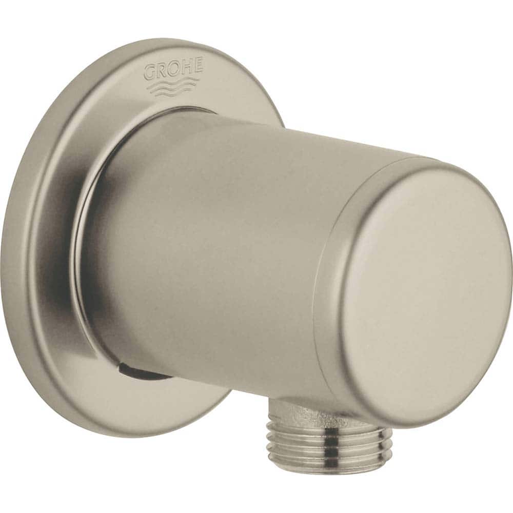 Grohe - Tub & Shower Faucets; Type: Wall Union ; Style: Relexa ; Design: True Union Ball Check ; Material: Metal ; Handle Type: No Handle ; Handle Material: Non-Metallic - Exact Tool & Supply