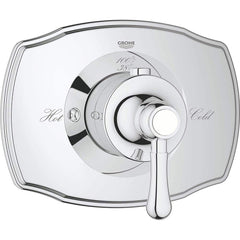 Grohe - Tub & Shower Faucets; Type: Valve Only Trim kit ; Style: Grohflex Authentic ; Design: Check Valve ; Material: Metal ; Handle Type: Lever ; Handle Material: Metal - Exact Tool & Supply