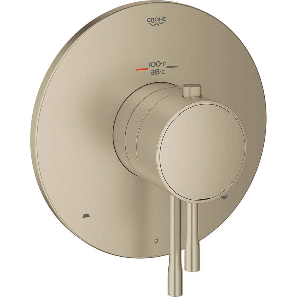 Grohe - Tub & Shower Faucets; Type: Valve Only Trim kit ; Style: Essence New ; Design: 2-Way ; Material: Metal ; Handle Type: Lever ; Handle Material: Metal - Exact Tool & Supply