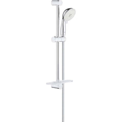 Grohe - Shower Heads & Accessories; Type: Hand Shower ; Material: Metal ; GPM: 2.50 ; Face Diameter: 4 (Inch); Finish/Coating: Polished Chrome ; Settings: Spray, Pulse, Combination Pulse-Massage - Exact Tool & Supply
