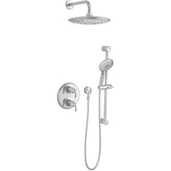 American Standard - Shower Heads & Accessories; Type: Shower Head ; Material: Metal ; GPM: 1.80 ; Face Diameter: 11 (Inch); Finish/Coating: Polished Chrome ; Settings: Spray, Pulse, Combination Pulse-Massage - Exact Tool & Supply