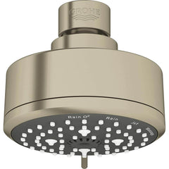 Grohe - Shower Heads & Accessories; Type: Shower Head ; Material: Metal ; GPM: 1.75 ; Face Diameter: 4 (Inch); Finish/Coating: Polished Chrome ; Settings: Spray, Pulse, Combination Pulse-Massage - Exact Tool & Supply