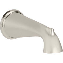 American Standard - Shower Heads & Accessories; Type: Tub Spout ; Material: Metal ; GPM: 2.50 ; Face Diameter: 7.75 (Inch); Finish/Coating: Polished Nickel ; Settings: Spray, Pulse, Combination Pulse-Massage - Exact Tool & Supply