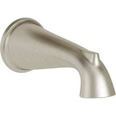 American Standard - Shower Heads & Accessories; Type: Tub Spout ; Material: Metal ; GPM: 2.50 ; Face Diameter: 7.75 (Inch); Finish/Coating: Brushed; Nickel ; Settings: Spray, Pulse, Combination Pulse-Massage - Exact Tool & Supply
