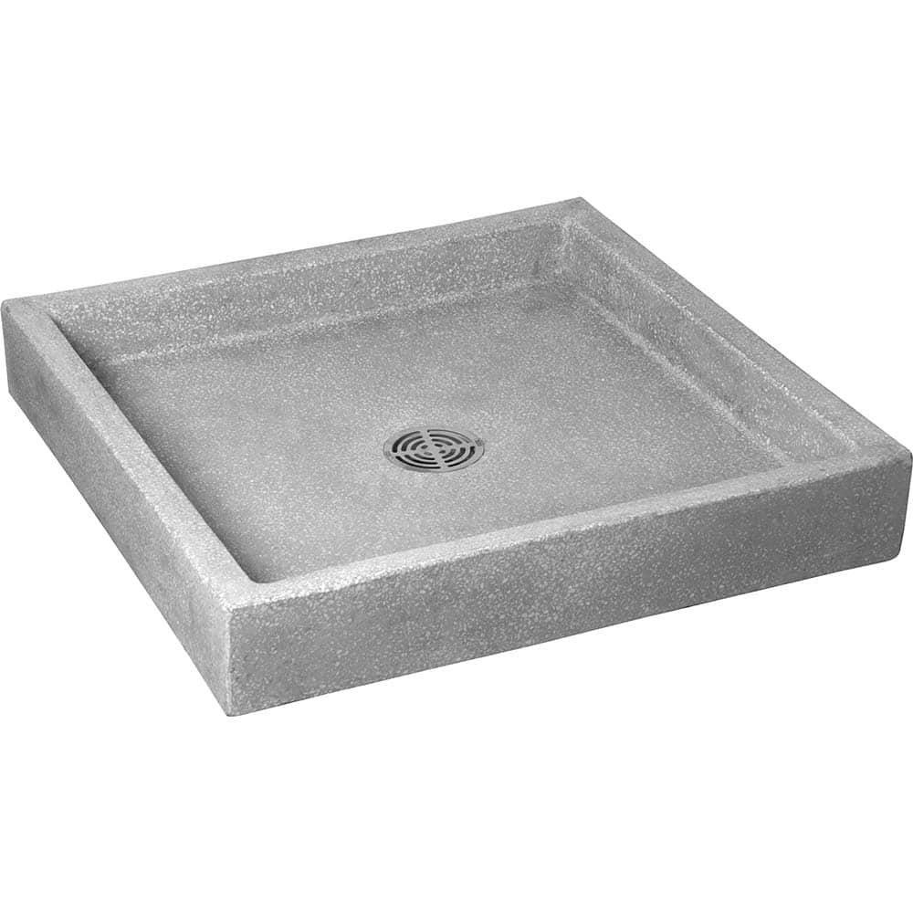 Fiat Products - Sinks; Type: Mop Basin ; Outside Length: 36 (Inch); Outside Length: 36.000 (Decimal Inch); Outside Width: 36.000 (Decimal Inch); Outside Width: 36 (Inch); Outside Height: 6.0000 (Decimal Inch) - Exact Tool & Supply