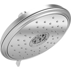 American Standard - Shower Heads & Accessories; Type: Shower Head ; Material: Metal ; GPM: 2.50 ; Face Diameter: 7.25 (Inch); Finish/Coating: Polished Chrome ; Settings: Spray, Pulse, Combination Pulse-Massage - Exact Tool & Supply