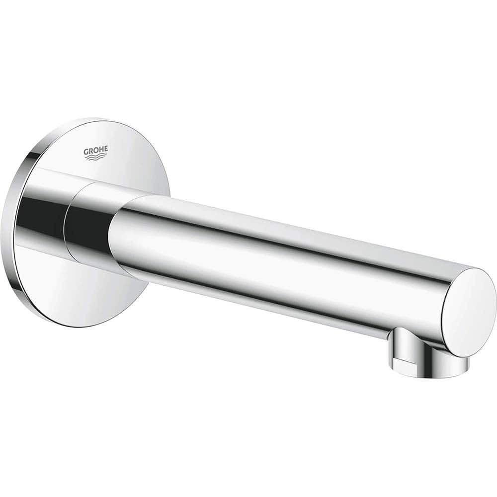 Grohe - Shower Heads & Accessories; Type: Tub Spout ; Material: Metal ; GPM: 2.50 ; Face Diameter: 6.75 (Inch); Finish/Coating: Chrome ; Settings: Spray, Pulse, Combination Pulse-Massage - Exact Tool & Supply