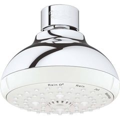Grohe - Shower Heads & Accessories; Type: Shower Head ; Material: Metal ; GPM: 1.75 ; Face Diameter: 4 (Inch); Finish/Coating: Polished Chrome ; Settings: Spray, Pulse, Combination Pulse-Massage - Exact Tool & Supply