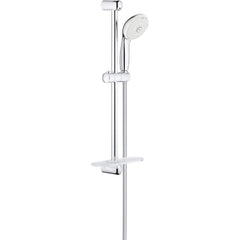 Grohe - Shower Heads & Accessories; Type: Hand Shower ; Material: Metal ; GPM: 2.50 ; Face Diameter: 4 (Inch); Finish/Coating: Polished Chrome ; Settings: Spray, Pulse, Combination Pulse-Massage - Exact Tool & Supply