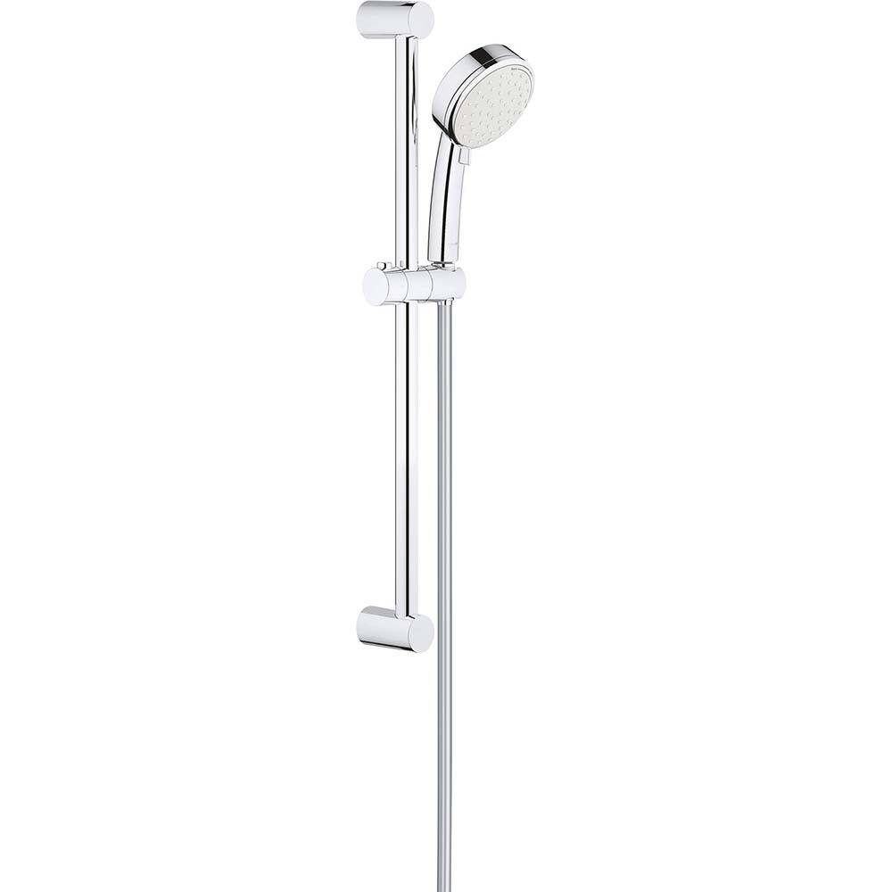 Grohe - Shower Heads & Accessories; Type: Hand Shower ; Material: Metal ; GPM: 1.75 ; Face Diameter: 4 (Inch); Finish/Coating: Polished Chrome ; Settings: Spray, Pulse, Combination Pulse-Massage - Exact Tool & Supply