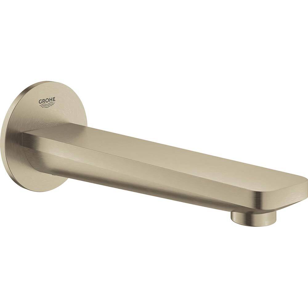 Grohe - Shower Heads & Accessories; Type: Tub Spout ; Material: Metal ; GPM: 2.50 ; Face Diameter: 6.75 (Inch); Finish/Coating: Brushed; Nickel ; Settings: Spray, Pulse, Combination Pulse-Massage - Exact Tool & Supply