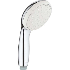 Grohe - Shower Heads & Accessories; Type: Hand Shower ; Material: Metal ; GPM: 1.75 ; Face Diameter: 4 (Inch); Finish/Coating: Polished Chrome ; Settings: Spray, Pulse, Combination Pulse-Massage - Exact Tool & Supply