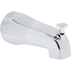 American Standard - Shower Heads & Accessories; Type: Tub Spout ; Material: Metal ; GPM: 2.50 ; Face Diameter: 4 (Inch); Finish/Coating: Polished Chrome ; Settings: Spray, Pulse, Combination Pulse-Massage - Exact Tool & Supply