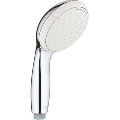 Grohe - Shower Heads & Accessories; Type: Hand Shower ; Material: Metal ; GPM: 1.50 ; Face Diameter: 4 (Inch); Finish/Coating: Polished Chrome ; Settings: Spray, Pulse, Combination Pulse-Massage - Exact Tool & Supply