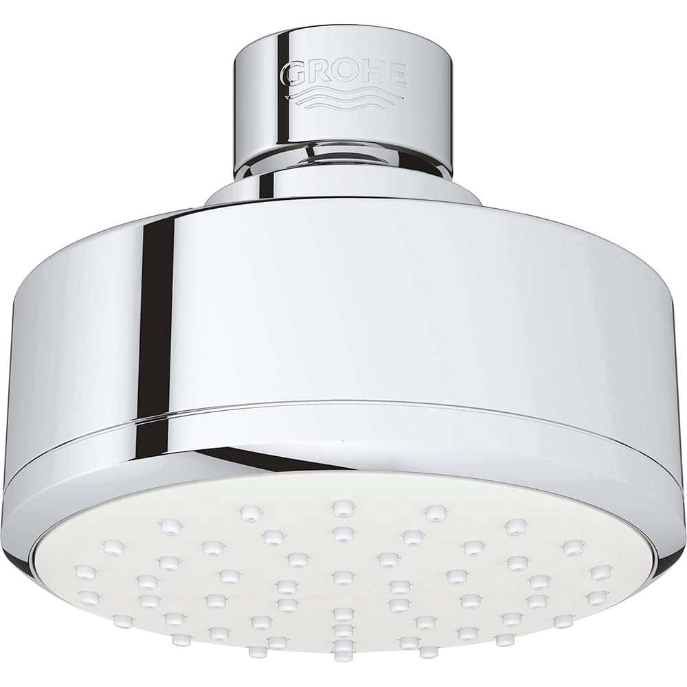 Grohe - Shower Heads & Accessories; Type: Shower Head ; Material: Metal ; GPM: 1.50 ; Face Diameter: 4 (Inch); Finish/Coating: Polished Chrome ; Settings: Spray, Pulse, Combination Pulse-Massage - Exact Tool & Supply
