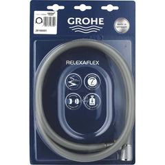 Grohe - Shower Heads & Accessories; Type: Shower hose ; Material: Metal ; Finish/Coating: Polished Chrome - Exact Tool & Supply