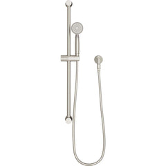 American Standard - Shower Heads & Accessories; Type: Hand Shower ; Material: Metal ; GPM: 1.80 ; Face Diameter: 3 (Inch); Finish/Coating: Brushed; Nickel ; Settings: Spray, Pulse, Combination Pulse-Massage - Exact Tool & Supply
