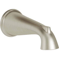 American Standard - Shower Heads & Accessories; Type: Tub Spout ; Material: Metal ; GPM: 2.50 ; Face Diameter: 7.75 (Inch); Finish/Coating: Brushed; Nickel ; Settings: Spray, Pulse, Combination Pulse-Massage - Exact Tool & Supply