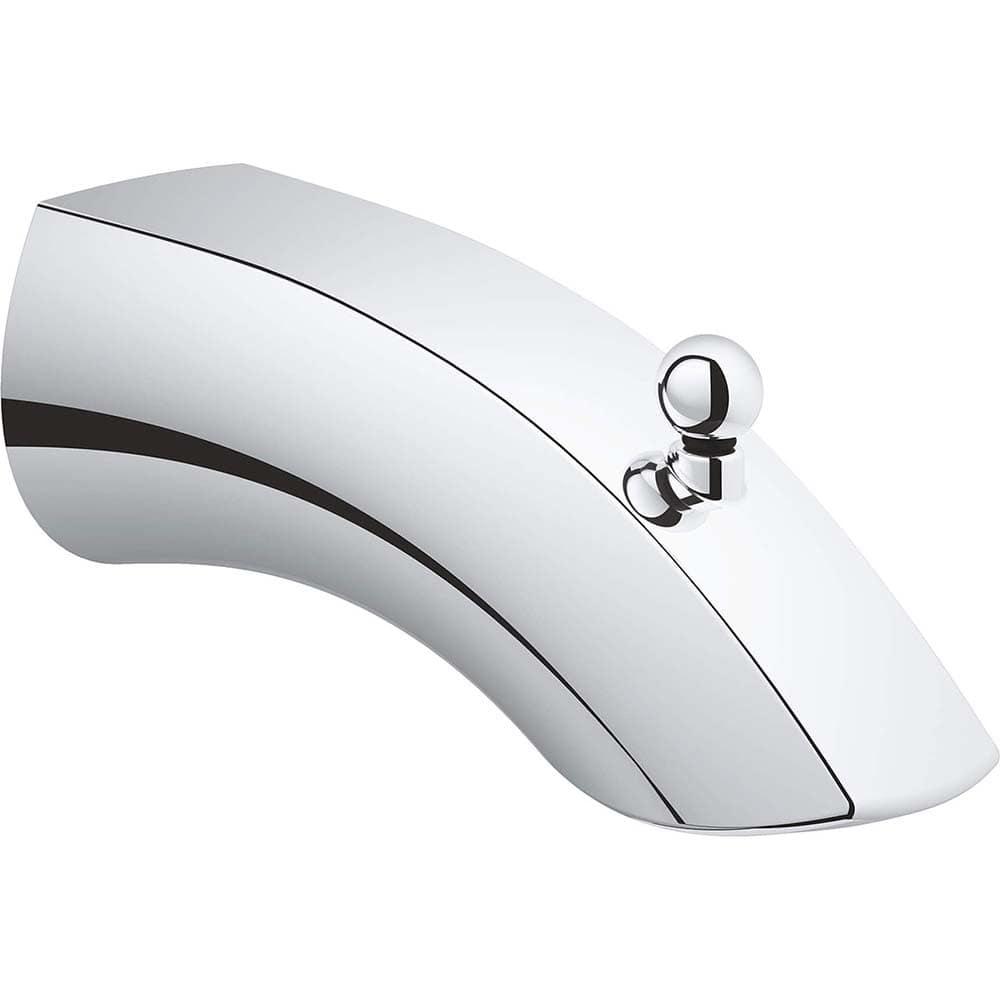 Grohe - Shower Heads & Accessories; Type: Tub Spout ; Material: Metal ; GPM: 2.50 ; Face Diameter: 7.48 (Inch); Finish/Coating: Chrome ; Settings: Spray, Pulse, Combination Pulse-Massage - Exact Tool & Supply