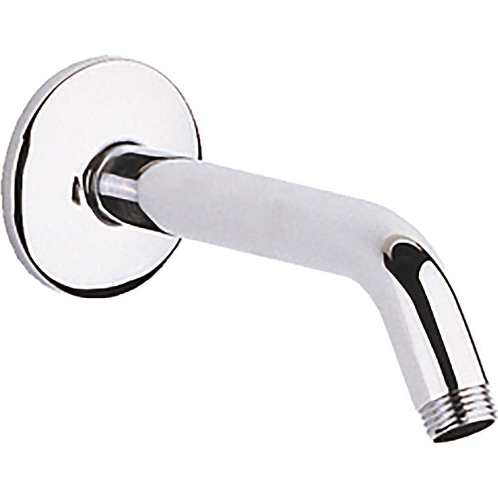 Grohe - Shower Supports & Kits; Type: Shower Arm ; Length (Inch): 6.625 ; Material: Metal ; Diameter (Inch): 0.5 ; Finish/Coating: Polished Chrome - Exact Tool & Supply