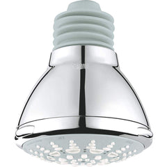 Grohe - Shower Heads & Accessories; Type: Shower Head ; Material: Metal ; GPM: 2.50 ; Face Diameter: 4 (Inch); Finish/Coating: Polished Chrome ; Settings: Spray, Pulse, Combination Pulse-Massage - Exact Tool & Supply