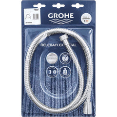 Grohe - Shower Heads & Accessories; Type: Shower hose ; Material: Metal ; Finish/Coating: Polished Chrome - Exact Tool & Supply