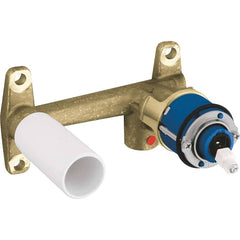 Grohe - Shower Supports & Kits; Type: Rough-in valve ; Length (Inch): 4.3125 ; Material: Brass ; Diameter (Inch): 0.5 ; Finish/Coating: No Finish - Exact Tool & Supply