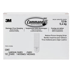 3M - All-Purpose & Utility Hooks; Type: Strips ; Color: White - Exact Tool & Supply