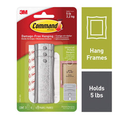 3M - All-Purpose & Utility Hooks; Type: Hooks Kit ; Overall Length (Inch): 3; 3 ; Color: Gray ; Overall Length: 3 ; Overall Width: 1.28 ; Width (Inch): 1.28 - Exact Tool & Supply