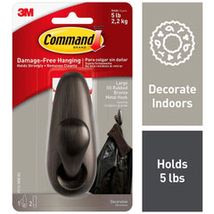 3M - All-Purpose & Utility Hooks; Type: Hooks Kit ; Overall Length (Inch): 4-1/8 ; Material: Metal ; Projection: 1.625 ; Material: Metal ; Overall Width: 1.625 - Exact Tool & Supply