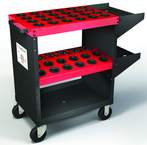 48 Slot - HSK 63A Toolscoot Cart - Exact Tool & Supply