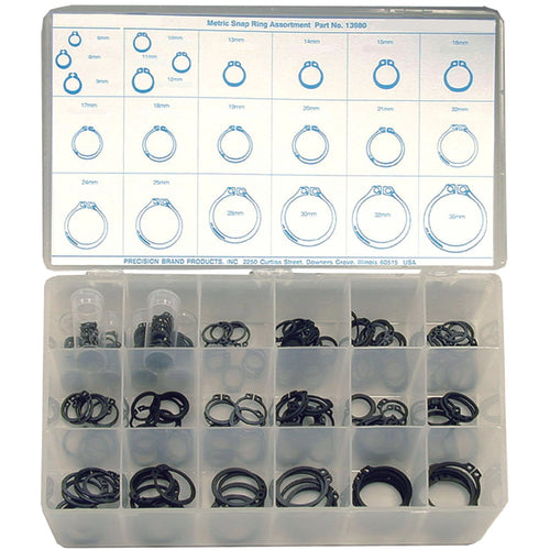 295 PC MM SNAP RING ASST - Exact Tool & Supply