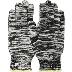 14-PK700/S POLYKOR Gloves - S-Steel/Silica Fiber w/Dyneema & Poly Cover - Medium Weight - Gray - Exact Tool & Supply