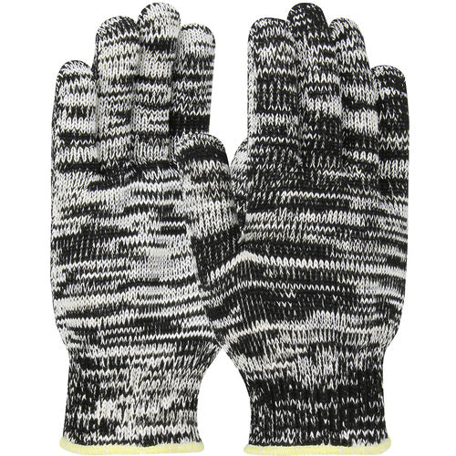 14-PK700/XL POLYKOR Gloves - S-Steel/Silica Fiber w/Dyneema & Poly Cover - Medium Weight - Gray - Exact Tool & Supply
