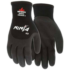 MCR Safety - Work & General Purpose Gloves Application: Cold Coated Area: Palm, Fingers & Knuckles - Exact Tool & Supply