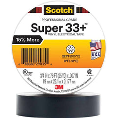 3M - Electrical Tape Width (Inch): 0.75 Length Range: 20" and Larger - Exact Tool & Supply