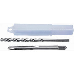 Cle-Line - Tap & Drill Sets Minimum Tap Thread Size (Inch): #10-24 Maximum Tap Thread Size (Inch): #10-24 - Exact Tool & Supply