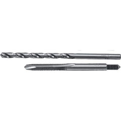 Cle-Line - Tap & Drill Sets Minimum Tap Thread Size (Inch): #10-32 Maximum Tap Thread Size (Inch): #10-32 - Exact Tool & Supply
