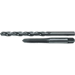Cle-Line - Tap & Drill Sets Minimum Tap Thread Size (Inch): 5/16-18 Maximum Tap Thread Size (Inch): 5/16-18 - Exact Tool & Supply