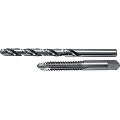 Cle-Line - Tap & Drill Sets Minimum Tap Thread Size (Inch): 3/8-16 Maximum Tap Thread Size (Inch): 3/8-16 - Exact Tool & Supply