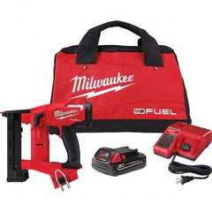 Milwaukee Tool - Staplers & Staple Guns Type: Crown Stapler Type of Power: Battery - Exact Tool & Supply