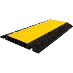 Powerhouse - On Floor Cable Covers Cover Material: Polyethylene Number of Channels: 5 - Exact Tool & Supply