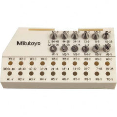 Mitutoyo - Micrometer Accessories Type: Anvil Set For Use With: Screw Thread Micrometer - Exact Tool & Supply