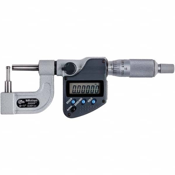 Mitutoyo - Tube Micrometers Operation Type: Electronic Minimum Measurement (Decimal Inch): 0 - Exact Tool & Supply